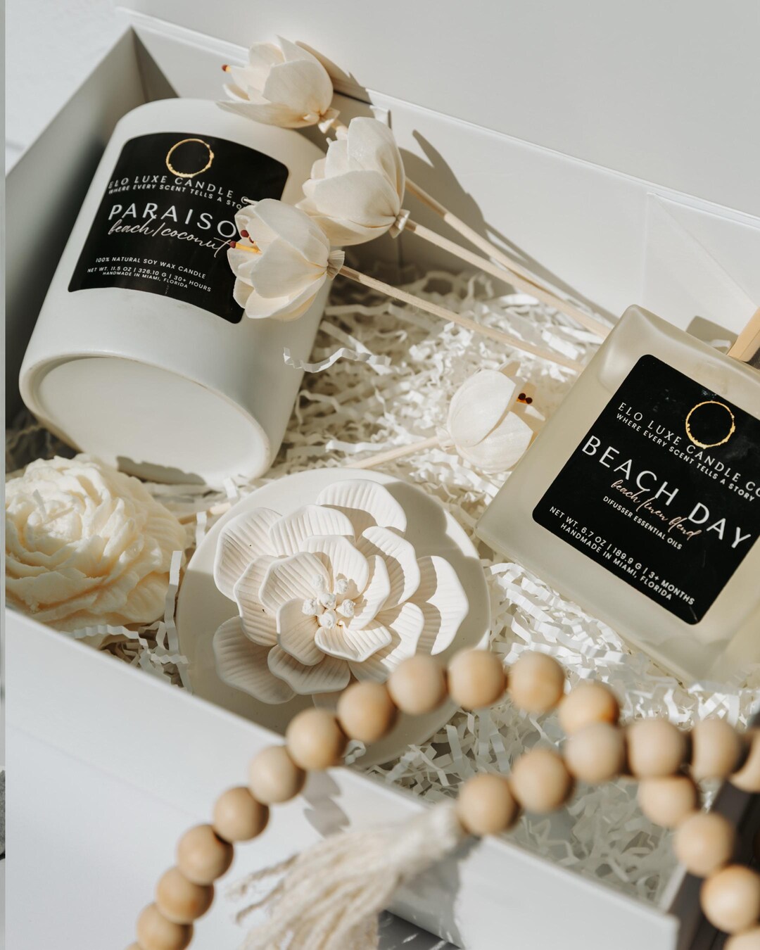 Gift Set - Organic Soy Candle & Diffuser Gift Boxes - Etsy
