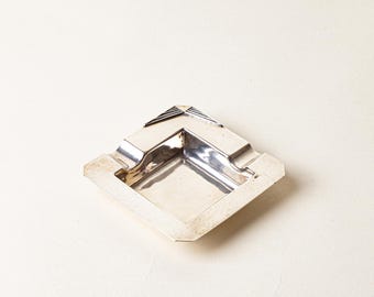 1930s English Sterling Silver Ashtray