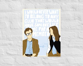 Quelqu’un comme moi - Annie Hall - Matte Print