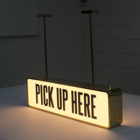 PICK UP & ORDER HERE LEDサインボード PICK UP & ORDER HERE LEDサインボード 2 Pack Order Here Sign and