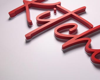 Custom Backlit Channel Letters, Halo Lit LED Sign, Light Up Illuminated Lettering B002