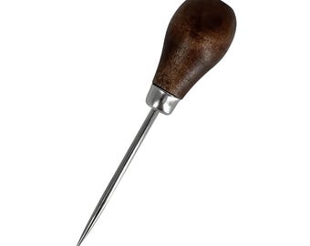 Awl for Fabric | Leather And Paper Piercing Tool | Heavy Duty Hole Puncher Tool for Sewing, Eyelets & Bookbinding Supply