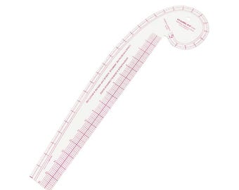 30" /16" French Curve Ruler | Sewing Pattern Design Ruler for Sleeve, Neckline, Armhole, Collar Drafting