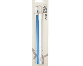 Tailors Chalk Pencils | Chalk Pen | Break-Resistant leads, for Sewing, Quilting & Embroidery