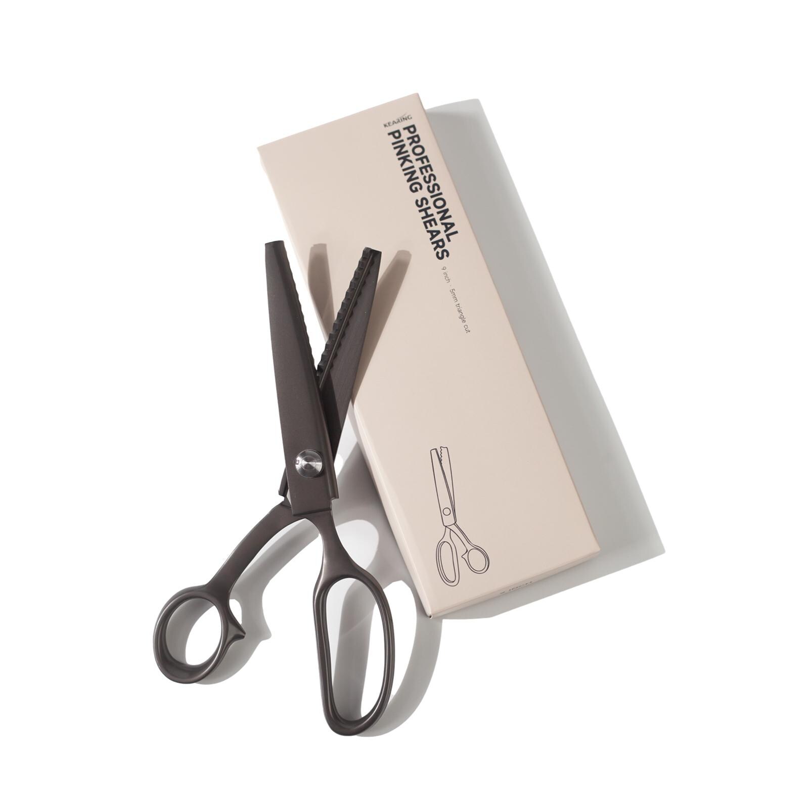 Pinking Shears, Zigzag Fabric Scissors, Anti-fray Pinking Scissors for ...