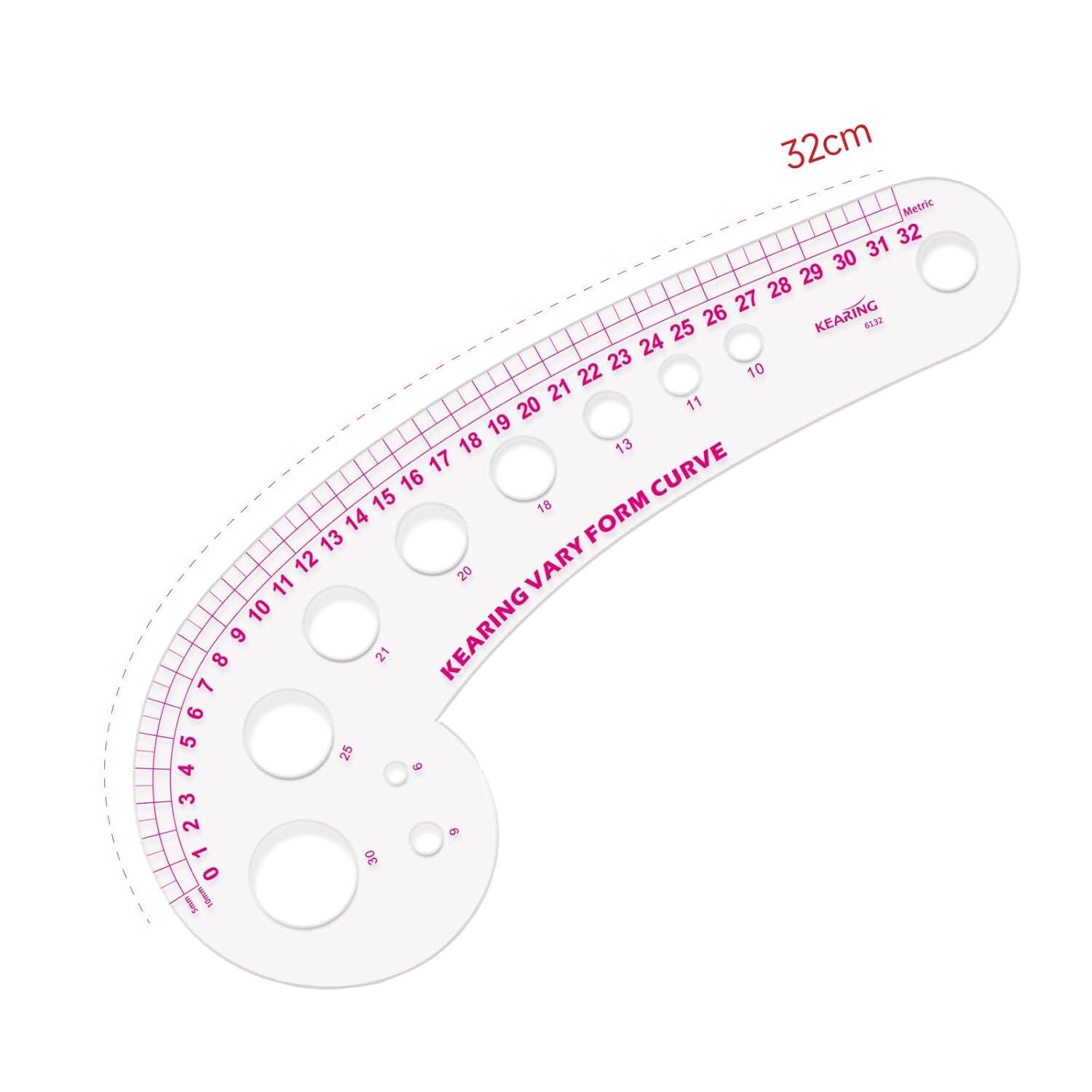 Kearing® Transparent French Curve Ruler, Sewing Pattern Making Tool - Etsy