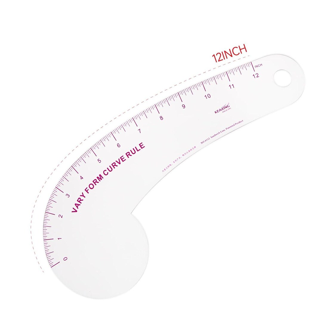 Kearing® Transparent French Curve Ruler, Sewing Pattern Making Tool - Etsy