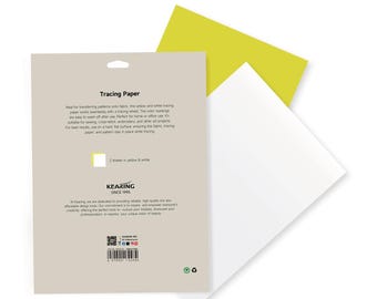 Kearing®  Dressmakers Tracing Paper: Extra-Large Size 32" x 22.5" for Embroidery Quilting Sewing Pattern Transfer