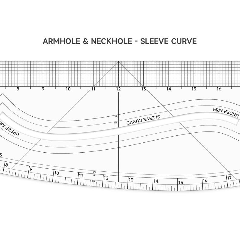 Sewing Curve Ruler, Patented Pattern Master Ruler for Dressmaking ...