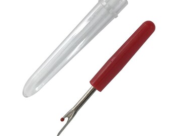 Kearing® Mini Seam Ripper , Large Blade Tip, Red Handle, Precision Stitch Remover(2.6")