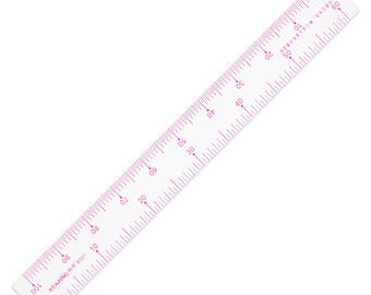 Plastic Scale Ruler 1.2mm Thick – Assorted Sizes - 8"