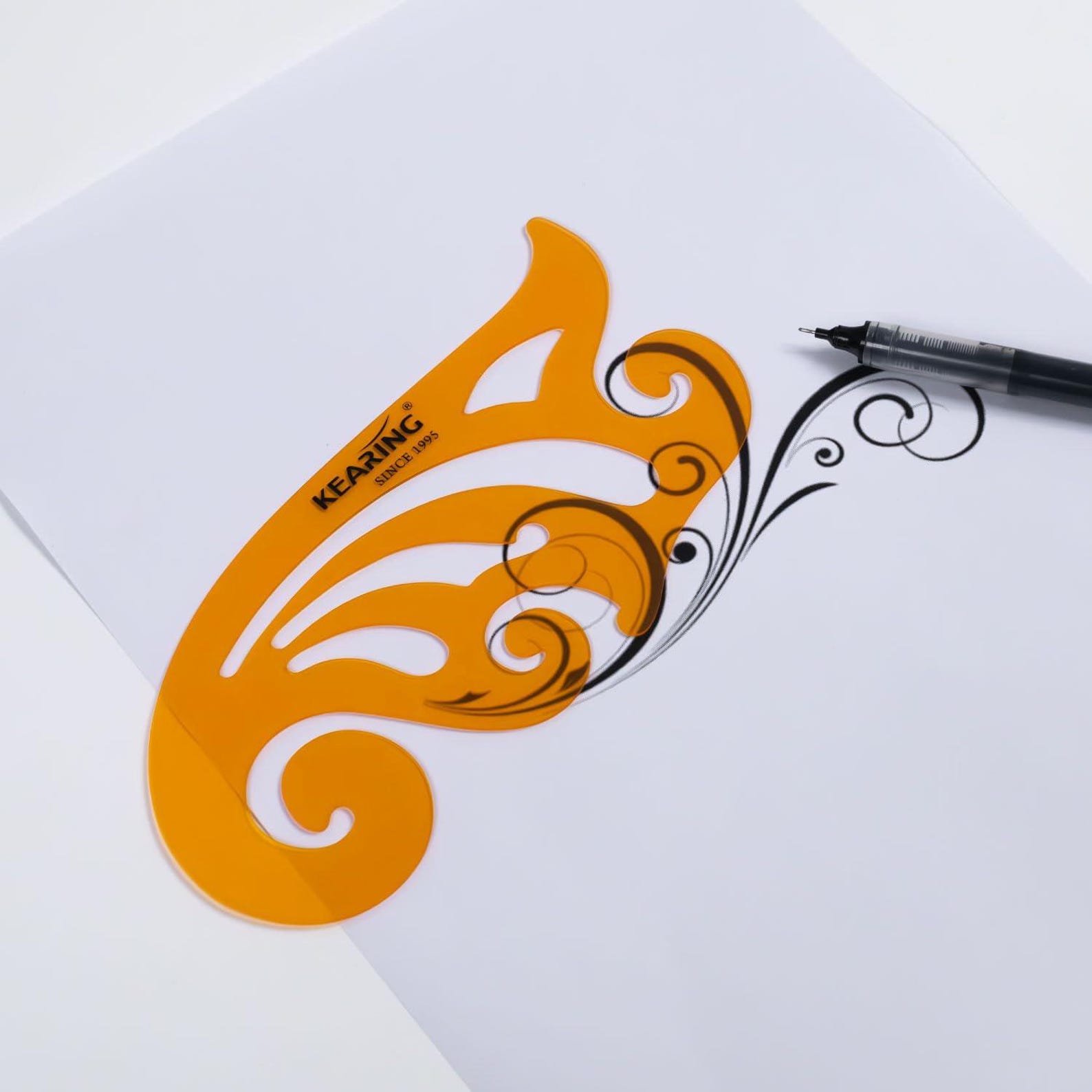 Kearing French Curve Ruler Template: Geometric Drawing Tool - Etsy