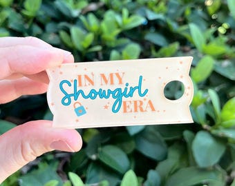 In My Showgirl Era Stanley Cup Name Plate, Tumbler Topper, Personalized Stanley Accessory, Custom Name Cup Decor