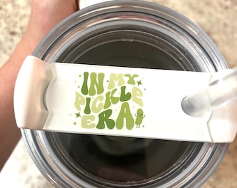 Pickle Stanley Name Plate, Funny Tumbler Topper, Personalized Name Cup Accessory, Cute Aesthetic Stanley Decor, Trendy Gift For Her