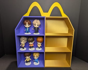 SuperSized BTS TinyTAN Display  | Happy Meal Display | Wall Mountable Shelf | 3D Printed