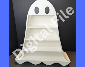 ARCHIVO DIGITAL / Estante Fantasma / Exhibición Miniverse de Halloween / Estante para Montar en la Pared / Impreso en 3D
