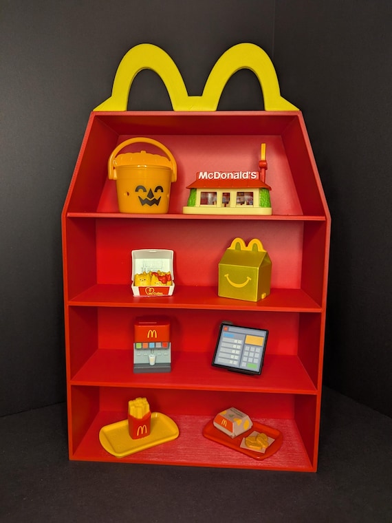Lil Mcdonald's Display | Happy Meal Display | Wall Mountable Shelf