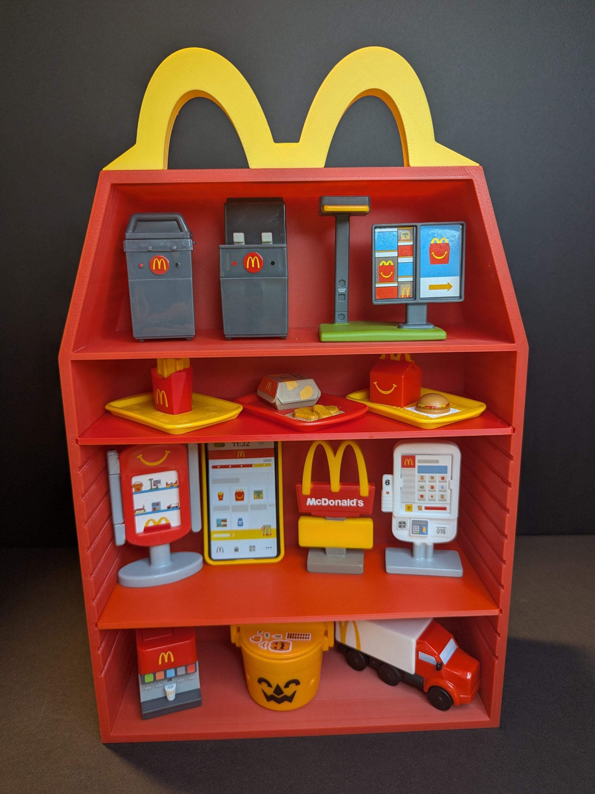 DIGITAL FILE | Lil Mcdonald's Display (adjustable Shelves) | Happy