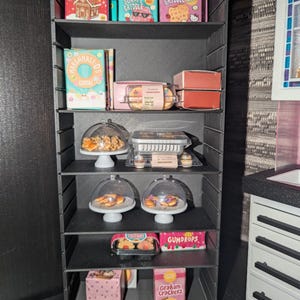 1:6 Mini Pantry Regal | Miniversum Display | Miniverse Küche | Miniverse Möbel | 3D Gedruckt