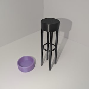 1:6 Scaled Mini Bar Stool Seat Covers | Miniverse Display | Miniverse Bar | Miniverse Happy Hour | Miniverse Furniture | 3D Printed