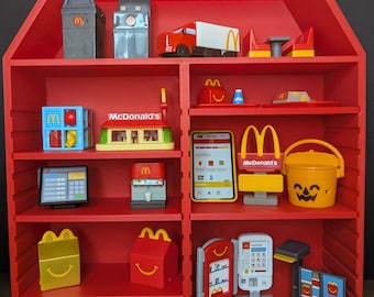 SuperSized Lil McDonald's Display  | Happy Meal Display | Wall Mountable Shelf | 3D Printed