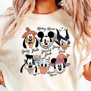 Mickey & Frieds Halloween Toddler Shirt, Kids Disney Halloween Shirt, Spooky Halloween Baby Outfit, Mickey Not So Scary Halloween Party Tee