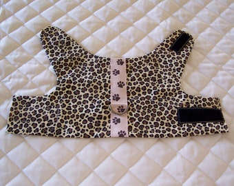 Sale XS Leopard Dog Vest Pets Clothing Apparel