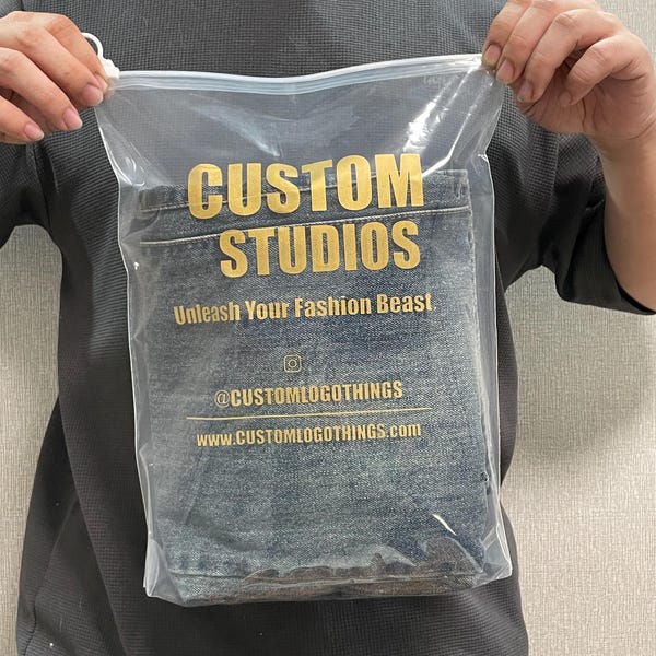 Custom Clear Zipper Bags: Logo Printed Packaging, Small Zip Bags