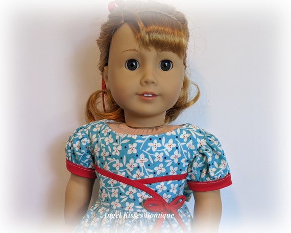 Floral Print 1950's Flair Dress Fits American Girl Dolls | Etsy