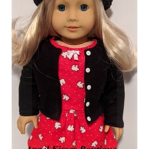 18 Inch Doll Clothes Fits American Girl, Our Generation and Similar Dolls Cozy 4-Piece Winter Polar Bear Outfit image 4