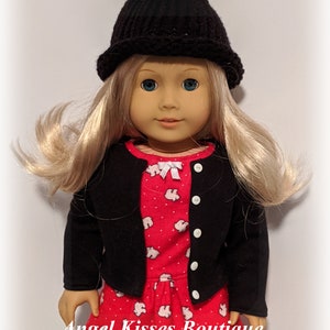 18 Inch Doll Clothes Fits American Girl, Our Generation and Similar Dolls Cozy 4-Piece Winter Polar Bear Outfit image 3