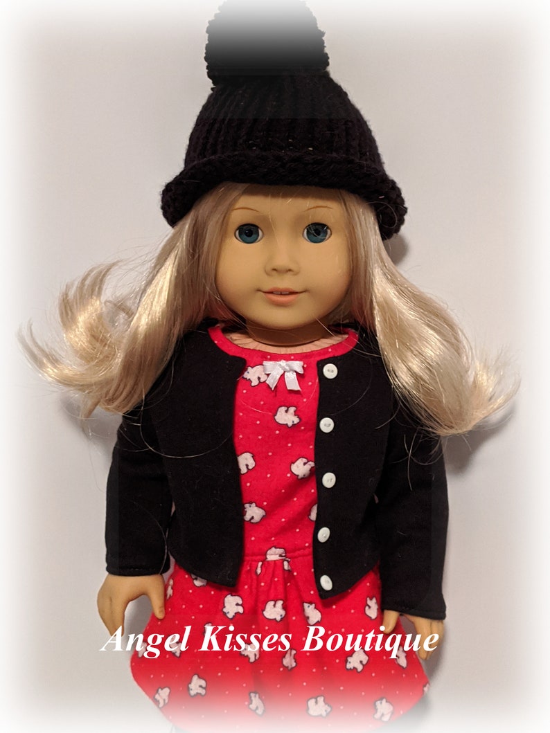 18 Inch Doll Clothes Fits American Girl, Our Generation and Similar Dolls Cozy 4-Piece Winter Polar Bear Outfit image 3