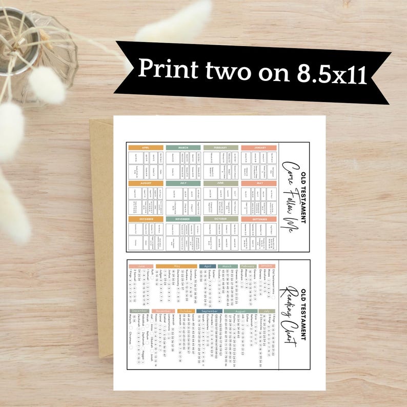 Old Testament 2026 Handout | LDS Printable Study Guide | Stay organized in your scripture study with this monthly Old Testament schedule. Perfect for LDS Seminary lessons, Young Women lesson helps, and Sunday School classes. Use as an LDS lesson handout, General Conference activity, or personal scripture aid. Includes full-page 8.5x11 design, making it easy to print, share, and inspire gospel-centered learning all year long.