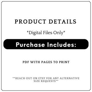 Canva. Designed for effortless customization, this editable template allows you to tailor the design to your needs, whether you're creating personalized art, marketing materials, or elegant home décor. With easy editing tools on Canva, you can quickly adjust elements to match your vision and enjoy a professional, high-quality digital product.