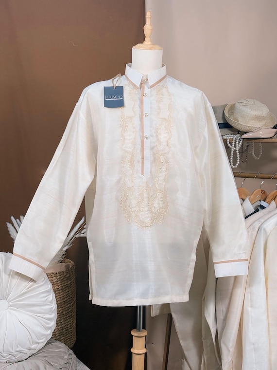 新品未使用 Donsje PINA ORGANZA Piña Organza Classic Barong Tagalog - Etsy