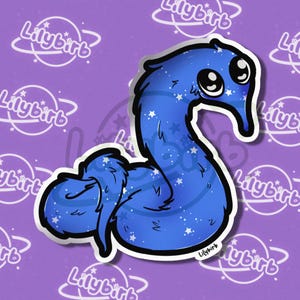 Silly Wurms Die Cut Sticker