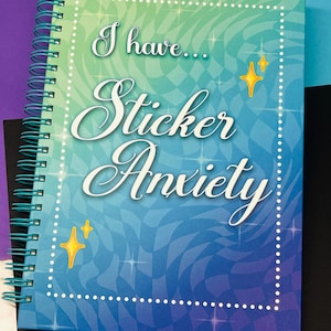 Reusable Sticker Book - Sticker Anxiety