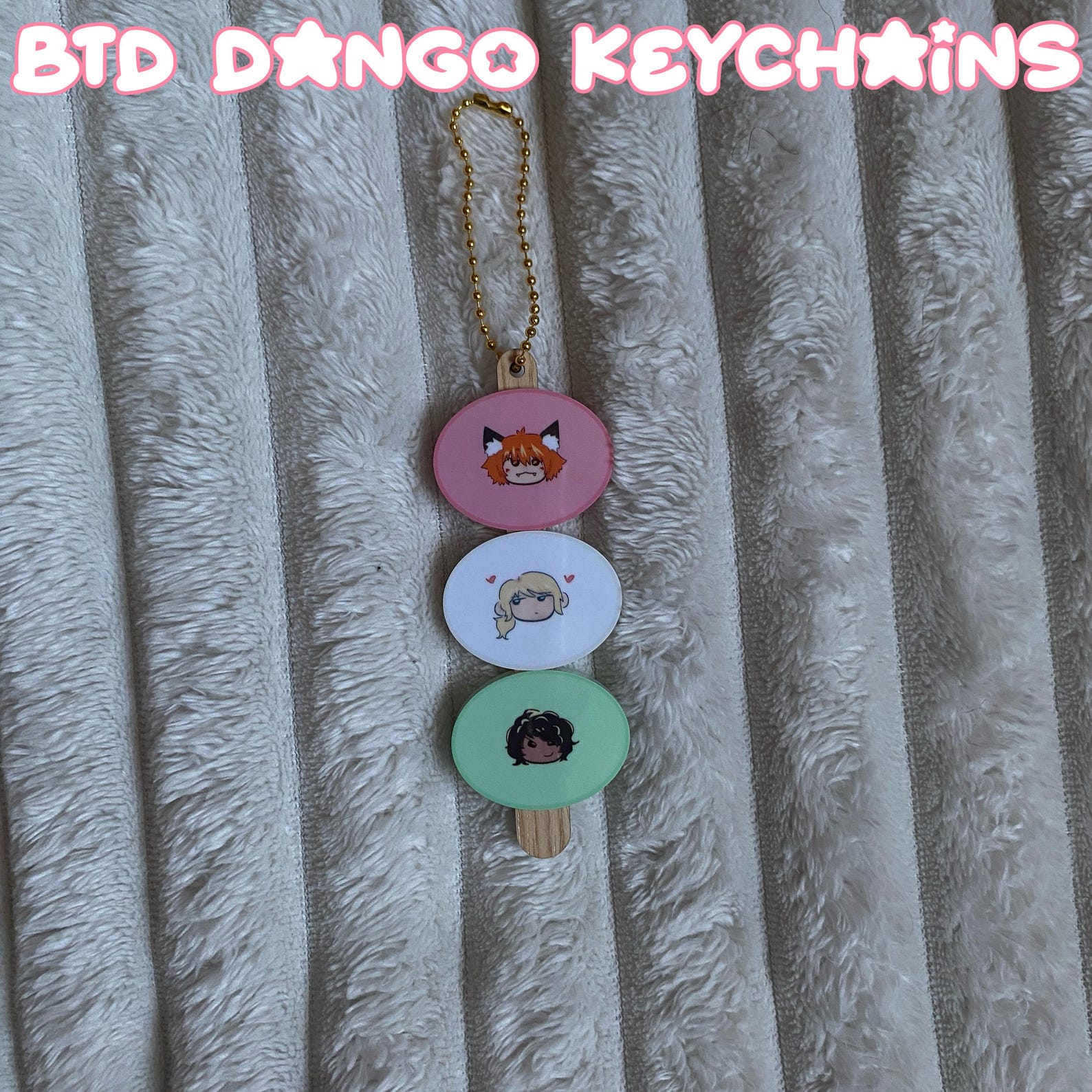 BTD Boyfriend to Death Dango Keychains - Etsy