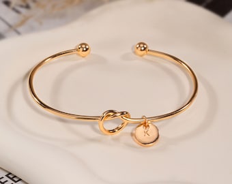 Braccialetto con nodo da damigella d&#39;onore, regalo per la festa nuziale, gioielli da damigella d&#39;onore, regalo &quot;Vuoi essere la mia damigella d&#39;onore&quot;, regali per la festa di nozze, proposta di matrimonio da damigella d&#39;onore
