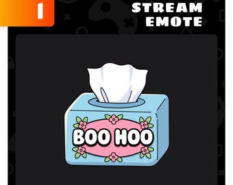 Gesto Boo Hoo / Gesto de transmisión BooHoo para Twitch, YouTube y Discord