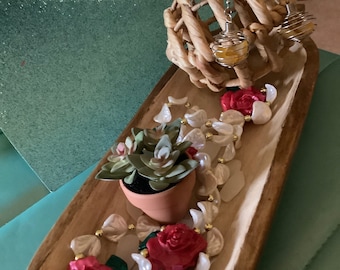 Table Decoration, Spring Has Sprung Wood Tray,