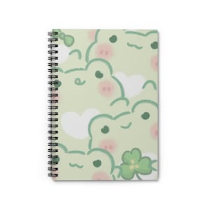 Cute Frog Spiral Notebook