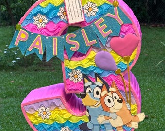Bluey Piñata Number 3