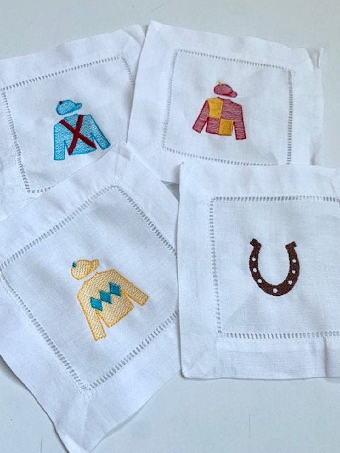 Kentucky Derby Cocktail Napkins, Derby Party Decorations Theme, Gifts for Horse Lovers, Horse