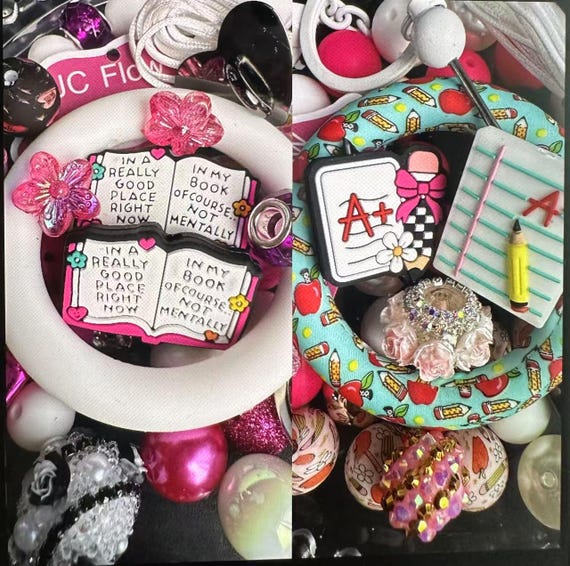 Silicone Beading Kit: 15mm Beads, School Focals, Acrylic Spacers