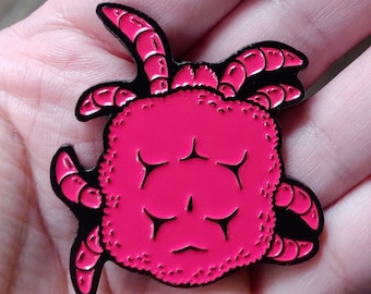 VELVET MITE enamel pin!