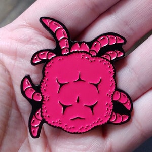 VELVET MITE enamel pin!