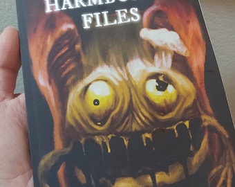 Fall Print Run - The Harmburger Files - physical creepypasta book with exclusive content, cover by Trevor Henderson