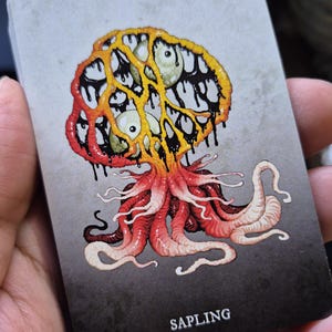 SAPROLING TOKEN mtg proxy - Illustration de monstre champignon mortasheen, pas d'IA