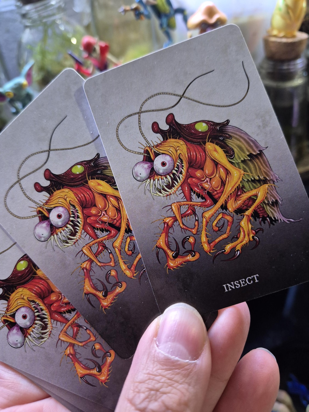 INSECT TOKEN Mtg Proxy - Mortasheen Cockroach Monster Art, Not AI - Etsy